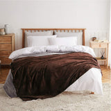 Bedsure Sherpa Blanket Brown Twin Size 60x80 Bedding Fleece Reversible Blanket for Bed and Couch