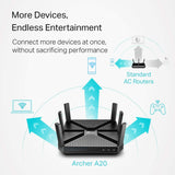 TP-Link AC4000 Smart WiFi Router - Tri Band Router, MU-MIMO, VPN Server, Advanced Security