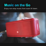 DOSS SoundBox Bluetooth Speaker, Portable Wireless Bluetooth 4.0 Touch Speakers - red