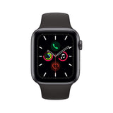 Apple Watch Series 5 (GPS, 44mm) - Space Gray Aluminum Case with Black Sport Band