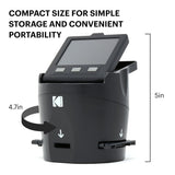 KODAK SCANZA Digital Film & Slide Scanner – Converts 35mm, 126, 110, Super 8 & 8mm Film Negatives & Slides to JPEG – Includes Large Tilt-Up 3.5” LCD