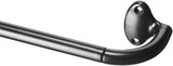 AmazonBasics Room Darkening Curtain Rod - 28" to 48", Black