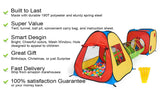 UTEX 3 in 1 Pop Up Play Tent with Tunnel, Ball Pit for Kids, Boys, Girls, Babies and Toddlers, Indoor/Outdoor Playhouse