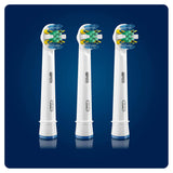 Oral B Floss Action Replacement Brush Heads Refill, 3 Count