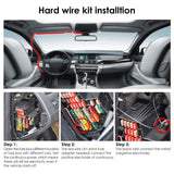 Vantrue N2 Pro, N2, T2, N1 Pro, X4, X3 Dash Cam 10ft Mini USB 12V 24V to 5V Dash Cam Hardwire Kit , Mini, ACS, ATO, Micro2 Add a Circuit Fuse Holders