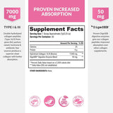 Collagen Peptides Powder - Double Hydrolyzed (Enhanced Absorption) 14 Amino Acids - Grass Fed Collagen Protein for Sports Recovery Hair