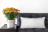 Utopia Bedding Throw Pillows Insert (Pack of 2, White) - 12 x 20 Inches Bed and Couch Pillows - Indoor Decorative Pillows