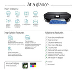 HP ENVY 5055 Wireless All-in-One Photo Printer, HP Instant Ink & Amazon Dash Replenishment ready (M2U85A)