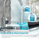 Water Flosser Professional Cordless Dental Oral Irrigator - Portable and Rechargeable IPX7 Waterproof 3 Modes Water Flossing with Cleanable Water