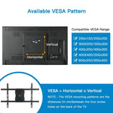 Full Motion TV Wall Mount Bracket Dual Articulating Arms Swivels Tilts Rotation