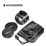Meike 35mm f/1.7 Large Aperture Manual Focus APS-C Lens for Fujifilm X Mount Mirrorless Camera X-T3 X-H1 X-Pro2 X-E3 X-T1 X-T2 X-T10 X-T20 X-A2