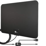 [Upgraded 2019] 1byone Digital Amplified Indoor HD TV Antenna Up to 80 Miles Range