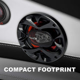 BOSS Audio Systems CH6530 Car Speakers - 300 Watts of Power Per Pair and 150 Watts Each, 6.5 Inch, Full Range, 3 Way, Sold in Pairs, Easy Mounting