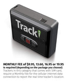 Tracki 2019 Model Mini Real-time GPS Tracker. Full USA, CA & Worldwide Coverage. For Cars, Kids, Pet, Drone Small Portable GPS Tracking Device