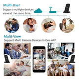 KAPOSEV Spy Camera WiFi Hidden Camera with Wireless Phone Charger, 1080P Security Cameras Hidden Nanny Cam with Motion Detection/Night Vision