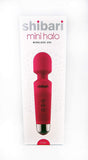 SHIBARI Mini Halo,The Original Compact Power Wand Massager, Wireless, 20x Multi-Speed Vibrations (Pink)