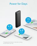Portable Charger Anker PowerCore 20100mAh - Ultra High Capacity Power Bank with 4.8A Output and PowerIQ Technology