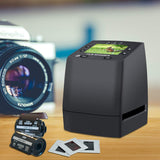 DIGITNOW! 135 Film Negative Scanner High Resolution Slide Viewer,Convert 35mm Film&Slide to Digital JPEG Save into SD Card , with Slide Mounts Feeder
