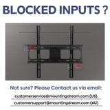 Mounting Dream TV Mount Full Motion with Perfect Center Design for 26-55 Inch LED, LCD, OLED Flat Screen TV