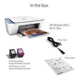 HP DeskJet 2655 All-in-One Compact Printer, HP Instant Ink & Amazon Dash Replenishment ready - Noble Blue (V1N01A)