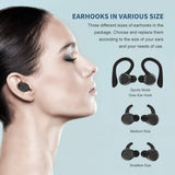 HolyHigh Sports Wireless Earbuds Bluetooth 5.0 IPX7 Waterproof Sweatproof in Ear Mini Stereo Sound Wireless Earphones Headphones with Charging Case