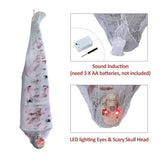 Halloween Decorations Cocoon Corpse, Halloween Props 72 Inch Hanging Corpses
