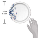 Dixie Everyday Paper Plates,10 1/16" Plate, 220 Count, Amazon Exclusive Design, 5 Packs of 44 Plates