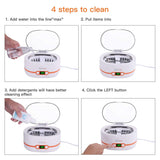 Ultrasonic Cleaner, Compact Professional Ultrasonic Jewelry Cleaner 20 Ounces(600ML) with Digital Timer, Watch Holder
