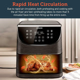 COSORI Air Fryer, MAX XL 5.8-Quart,1700-Watt Electric Hot Air Fryers Oven & Oilless Cooker LED Digital Touchscreen w/ 11 Presets(100 Recipe)