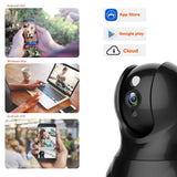 Security Camera 1080P WiFi Dog Pet Camera - KAMTRON Wireless Indoor Pan/Tilt/Zoom Home Camera Baby Monitor IP Camera with Motion Detection