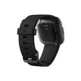 Fitbit Versa 2 Health & Fitness Smartwatch with Heart Rate, Music, Alexa Built-in, Sleep & Swim Tracking, Black/Carbon, One Size S & L Bands Included