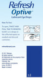 Refresh Optive Lubricant Eye Drops, 60 Single-Use Containers, 0.01 fl oz (0.4mL) each Sterile