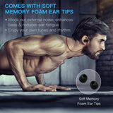 Mpow Flame Bluetooth Headphones Sport IPX7 Waterproof Wireless Sport Earbuds, Richer Bass HiFi Stereo In-Ear Earphones, 7-9 Hrs Playback Red