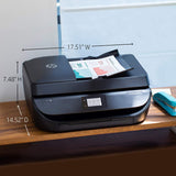 HP OfficeJet 5255 Wireless All-in-One Printer, HP Instant Ink & Amazon Dash Replenishment ready (M2U75A), Black
