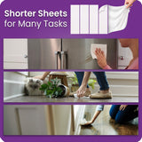 Viva Signature Cloth TaskSize Paper Towels, Soft & Strong Kitchen Paper Towels, White, 12 Family Rolls (143 sheets per roll)