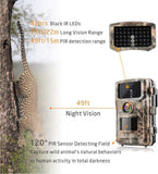 Campark Trail Camera 14MP 1080P 2.4" LCD Game & Hunting Camera