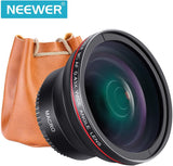 Neewer 58MM 0.43x Professional HD Wide Angle Lens (Macro Portion) for Canon EOS Rebel 77D T7i T6s T6i T6 T5i T5 T4i T3i T3 SL1 1100D 700D 650D