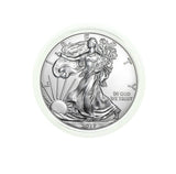 2017 American Silver Eagle in Direct Fit Air Tite with Our Certificate of Authenticity
