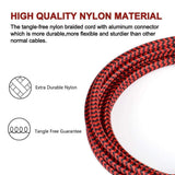 iPhone Charger Cable TUUBEE MFi Certified iPhone Lightning Cable 5Pack 3FT/6FT/10FT Long Nylon Braided USB iPhone Data Cable Wire