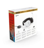 SteelSeries Arctis 7 - Lossless Wireless Gaming Headset with DTS Headphone:X v2.0 Surround - For PC and PlayStation 4 - White