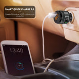 IMDEN Bluetooth FM Transmitter for Car, QC3.0 Wireless Bluetooth FM Radio Adapter Music Player FM Transmitter