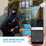 Outdoor Security Camera, 1080P WiFi Camera Wireless Surveillance Cameras, IP Camera with Two-Way Audio, IP66 Waterproof, Night Vision (2-Pack)