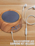 Douni Sleep Sound Machine - White Noise Machine with 24 Non-Looping Soothing Sounds for Sleeping & Relaxation, Timer & Memory Function Wood Grain