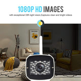 Outdoor Security Camera, 1080P WiFi Camera Wireless Surveillance Cameras, IP Camera with Two-Way Audio, IP66 Waterproof, Night Vision (2-Pack)