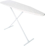 Homz T-Leg Steel Top Ironing Board with Foam Pad, Butterfly Floral Cover