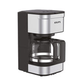 Krups KM202850 Simply Brew Coffee Maker, 5 Cup, Silver