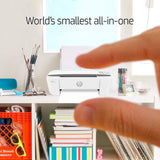 HP DeskJet 3755 Compact All-in-One Wireless Printer, HP Instant Ink & Amazon Dash Replenishment ready - Stone Accent (J9V91A)