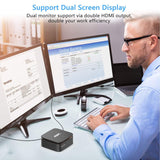 ACEPC AK1 Mini PC, Windows 10 (64-bit) Intel Celeron Apollo Lake J3455 Processor(up to 2.3GHz) Desktop Computer,4GB DDR3/64GB eMMC