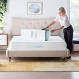 Linenspa 2 Inch Gel Swirl Memory Foam Topper - Twin