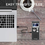 Digital Voice Recorder Voice Activated Recorder for Lectures, Meetings